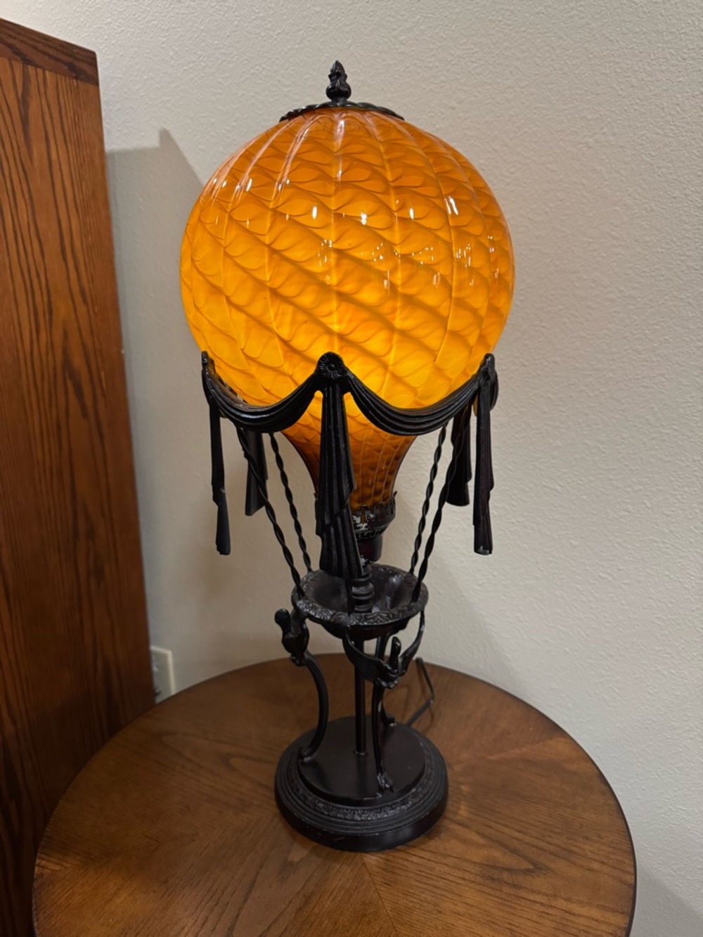 Art Deco Maitland Smith Hot Air Balloon Lamp